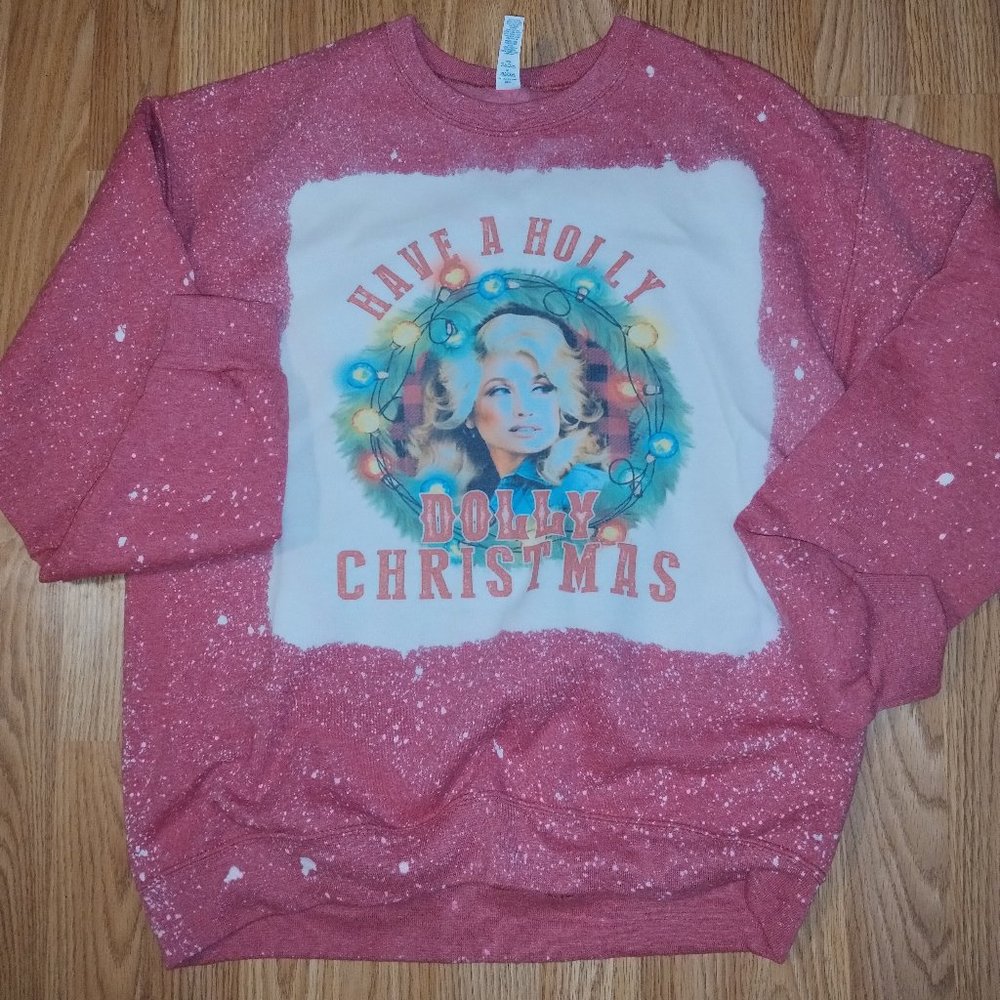 Holly Dolly Christmas Sweatshirt